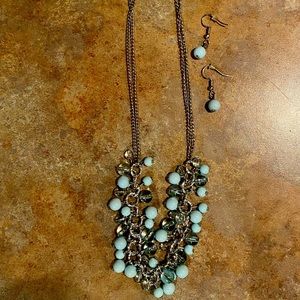 Paparazzi Necklace and Earring set